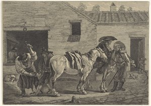 Maréchal-ferrant - Cornelis Visscher (II)