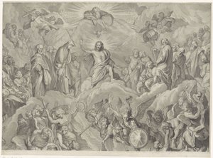 Jugement dernier (plaque supérieure) - Cornelis Visscher (II)