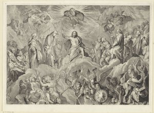 Jugement dernier (plaque supérieure) - Cornelis Visscher (II)