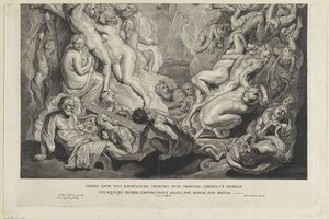 Jugement dernier (plaque inférieure) - Cornelis Visscher (II)