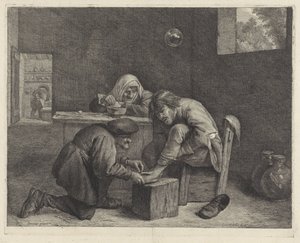 Homme chez un médecin - Cornelis Visscher (II)