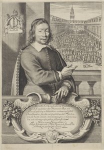 Carte de visite de Johannes de Paep - Cornelis Visscher (II)