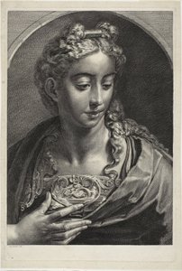 Athéna, du Cabinet Reynst; Variarum imaginum a celeberrimis artificibus pictarum Caelaturae