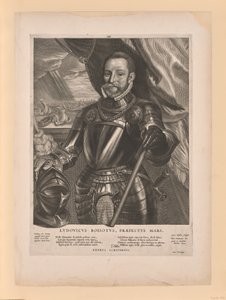 Louis de Boisot, Amiral de Zélande, extrait de Quatuor Personae - Cornelis Visscher