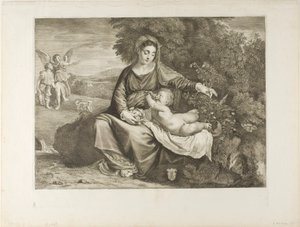 Madone et Enfant - Cornelis Visscher
