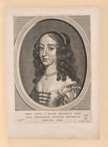 Marie Stuart, épouse de Guillaume II, extrait de Nine Portraits - Cornelis Visscher