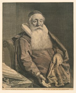 Portrait de Gellius de Bouma - Cornelis Visscher