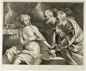 Suzanne et les vieillards, du Cabinet Reynst - Cornelis Visscher