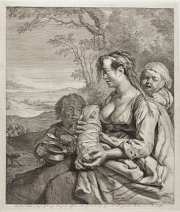 La femme bohème - Cornelis Visscher