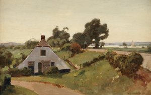 Bij den Dijk; ferme près de la rivière IJssel, 1935 - Cornelis Vreedenburgh