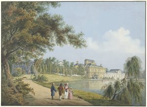 Vue du palais Soestdijk - Cornelis de Kruyff