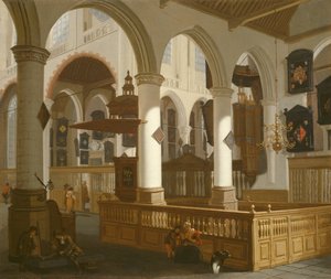 La Oude Kerk, Delft - Cornelis de Man