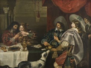 Le jeu de cartes - Cornelis de Vos