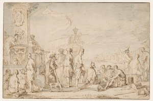 Port maritime oriental - Cornelis de Wael