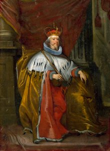 Portrait de Luca Giustiniani (1586-1651) Doge de Gênes entre 1644 et 1646 Peinture de Cornelis De Wael (1592-1667) 1644-1649 Dim. 40x30 cm Collection privée