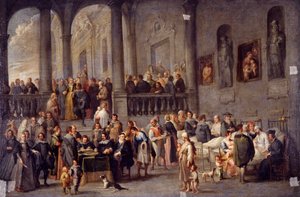 Visiter les malades, des Sept Œuvres de Miséricorde, après 1625 - Cornelis de Wael