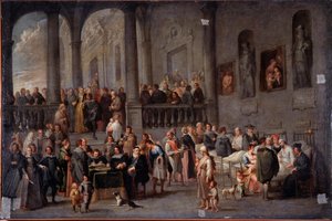 Visiter les malades - Cornelis de Wael