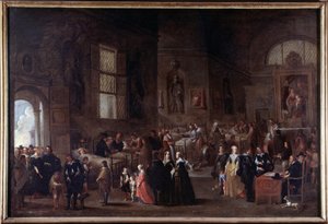 Œuvres de miséricorde : visiter les malades - Cornelis de Wael