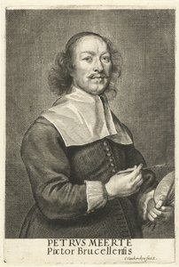 Portrait du peintre Petrus Meerte - Cornelis van Caukercken