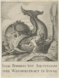 Jonas recraché par la baleine - Cornelis van Dalen (I)