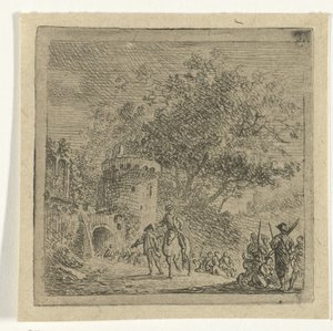 Soldats près d