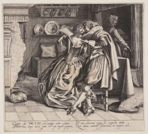 Tactus (toucher), tiré de Les cinq sens - Cornelis van Kittensteyn