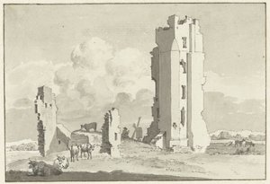 Ruine de la Maison à Clèves près de Haarlem