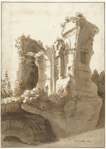 Ruine du soi-disant Palazzo Maggiore sur le Palatin