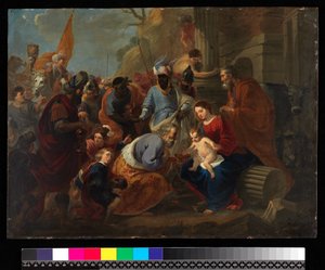 Adoration des Rois - Cornelis van Poelenburgh