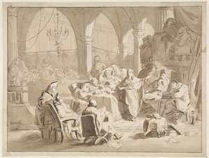 Le Christ à douze ans dans le temple - Cornelis van der Griendt