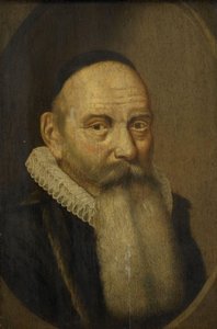 Portrait de Jacobus Rolandus (1562-1632) - Cornelis van der Voort (copy after)