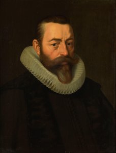 Portrait de Pieter Dircksz Hasselaer - Cornelis van der Voort (copy after)