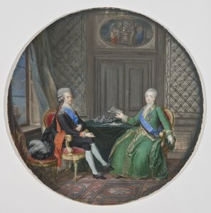 Gustave III de Suède et Catherine II de Russie à Fredrikshamn