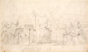 Le concert de harpe - Cornelius Høyer