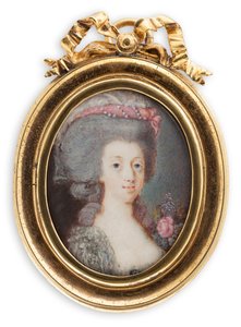Portrait de Sophia Magdalena de Danemark 1746-1813, reine de Suède