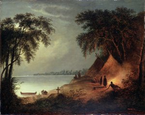 Enterrement indien - Cornelius Krieghoff