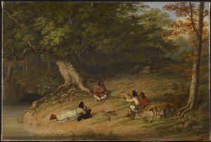Repos de midi - Cornelius Krieghoff