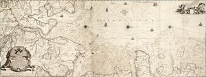 Carte de la mer du Nord - Cornelius Martin Wohlers