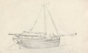 Bateau de pêche "Providence" de Scarborough - Cornelius Varley