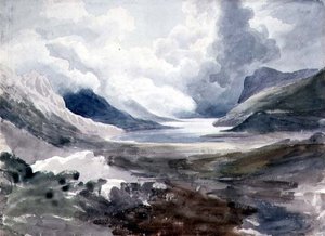 Llyn Gwynant, Nord du Pays de Galles - Cornelius Varley