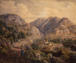 Passage de Pont Aber Glaslyn, Nord du Pays de Galles