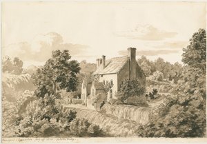 Woodford - Cottages - Cornelius Varley