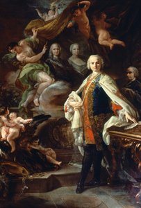 Le castrat italien Carlo Farinelli (Carlo Broschi, dit; 1705 - 1782), à la cour de Philippe II d