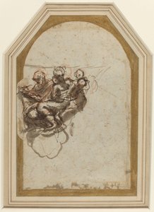 Saint Matthieu et Saint Jérôme (verso)