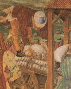 Marchand au travail, (détail) - Cosimo (attr. to) Tura