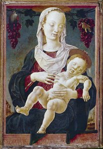 Madone et Enfant, connue sous le nom de Notre-Dame du Zodiaque - Cosimo Tura