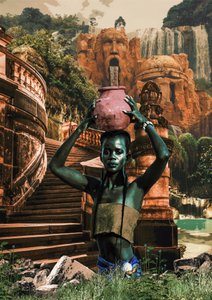 La femme du temple mystique