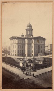 Académie de musique, Chicago, années 1860 (photo) - Crater