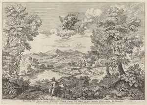 Jupiter dans un paysage - Crescenzio Onofri