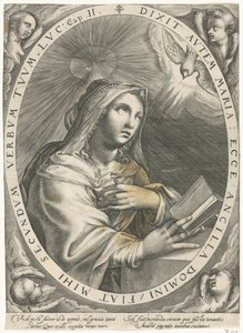 Annonciation (Vierge Marie) - Crispijn van de Passe (I)